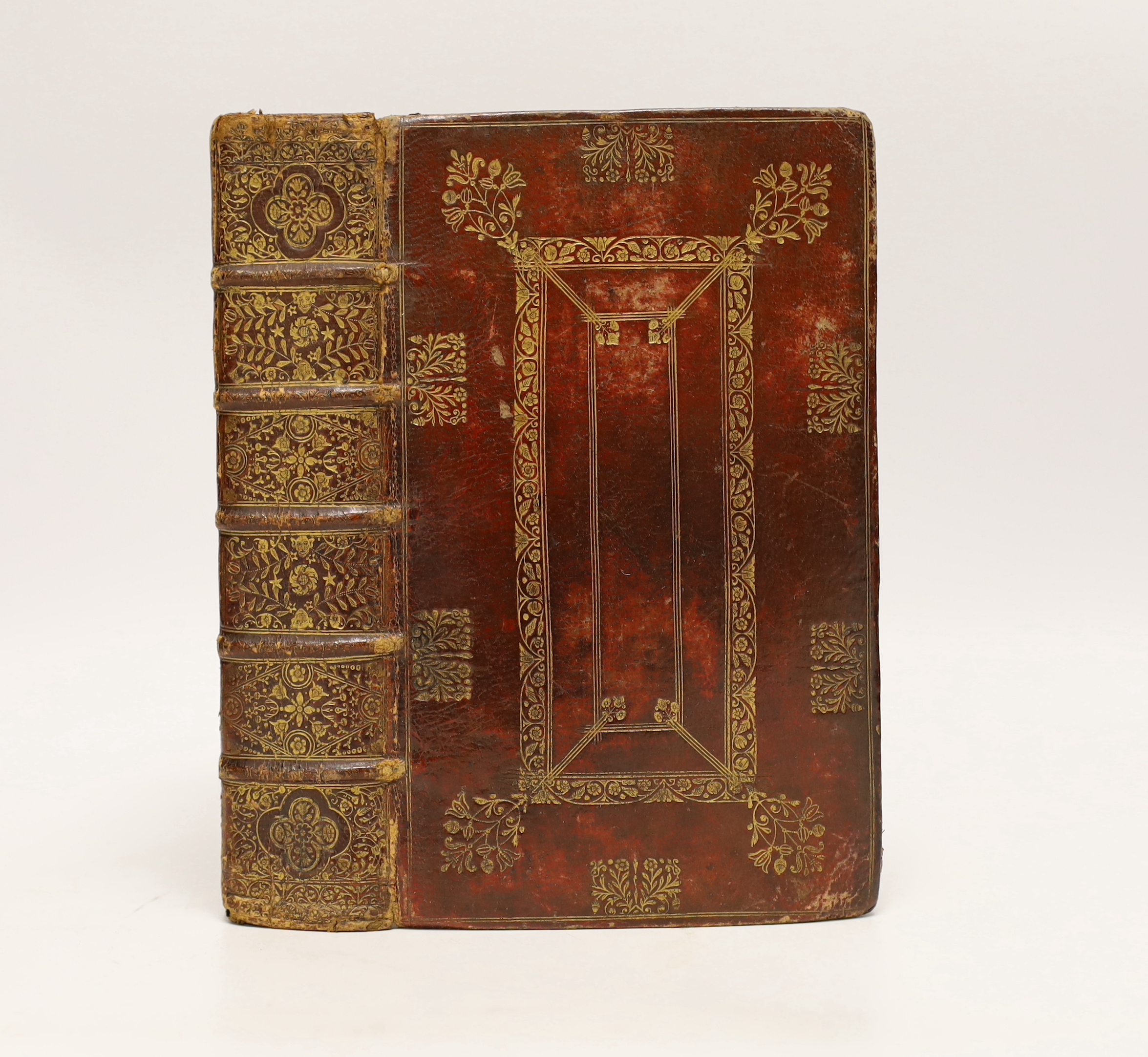 The Book of Common Prayer, and Administration of the Sacraments....together with the Psalter or Psalms of David...title in red and black, portrait frontis. (Geo.I), pictorial engraved plates title and 52 (ex.53) plates,